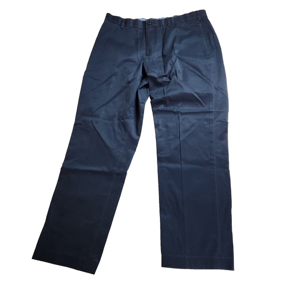 Brooks Brothers Blue Lightweight Advantage Chino Clark Pants Mens 36x30 - Picture 2 of 15